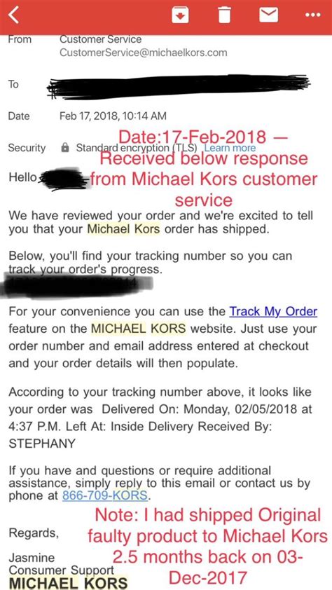 michael kors email address